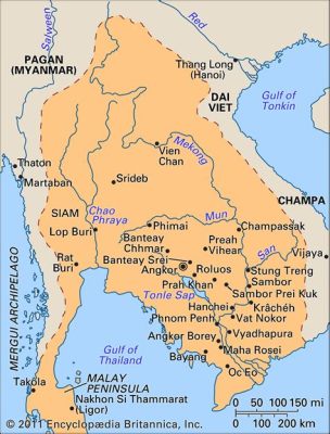  「クメールの興隆」：7世紀の東南アジアにおける国家形成と仏教文化の広がり